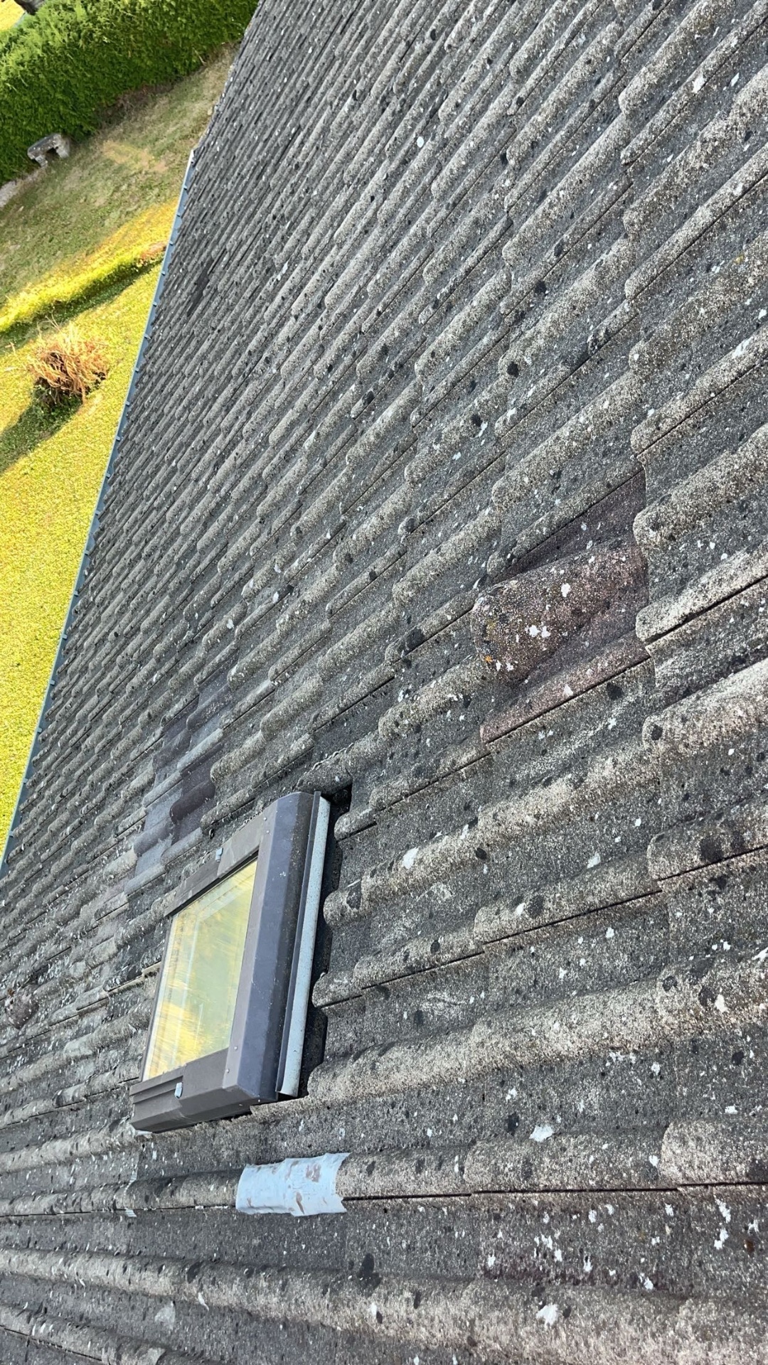 Suppression de velux — tuiles avant remplacement